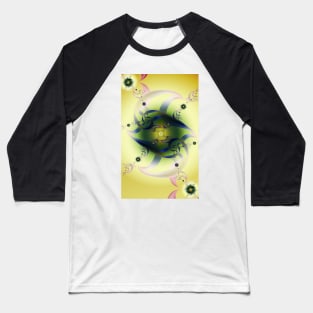 Fractal eye image Baseball T-Shirt